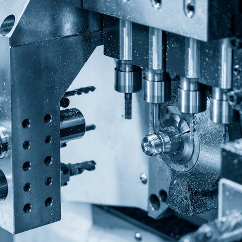 Swiss machining. Image Credit: Shutterstock.com/Pixel B