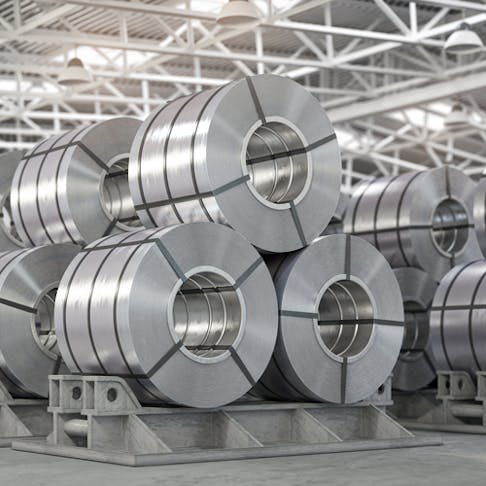 304 rolled steel. Image Credit: Shutterstock.com/Maxx-Studio