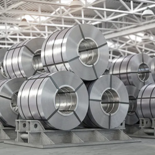304 rolled steel. Image Credit: Shutterstock.com/Maxx-Studio