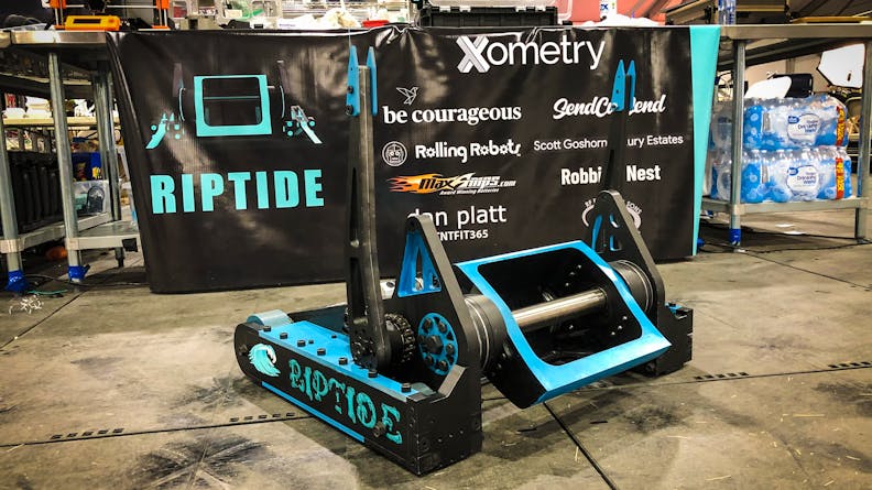 a picture of the Riptide BattleBot