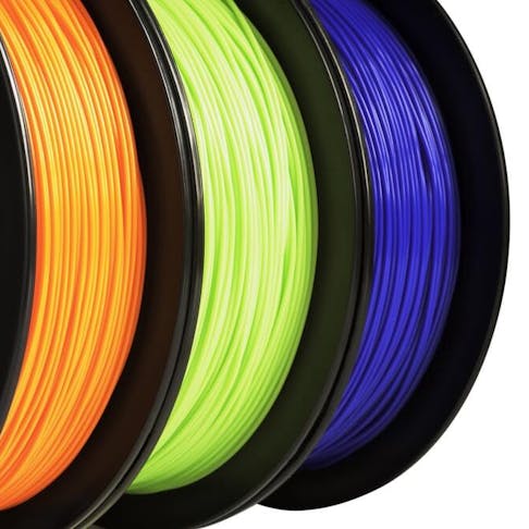 Bright filament for 3D printing. Image Credit: Shutterstock.com/Grigoryeva Photo Video
