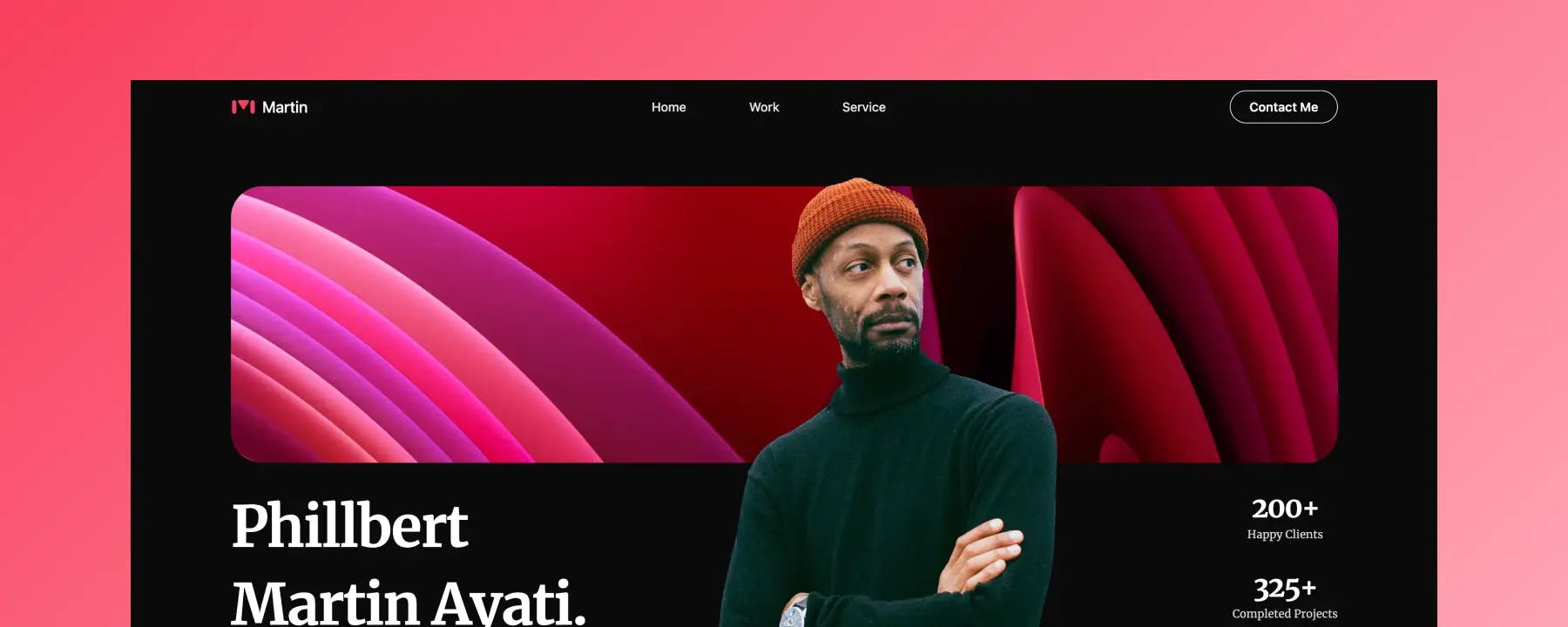 Portfolio LP - Mẫu Website Portfolio