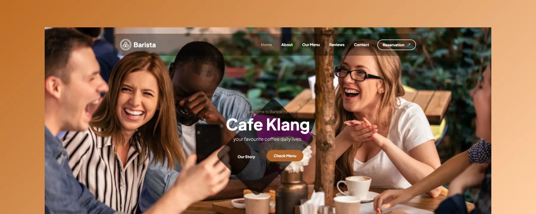 Barista Cafe - Mẫu Website Tiệm Cà Phê Miễn Phí