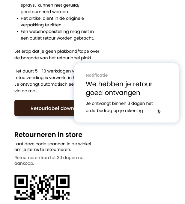 Retouren verwerken en verminderen