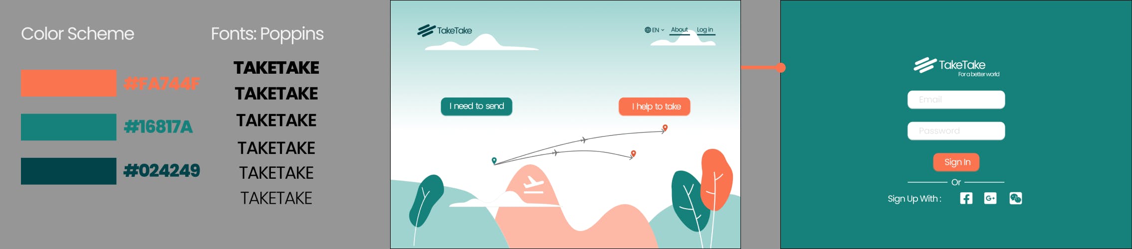 login-and-landing-page