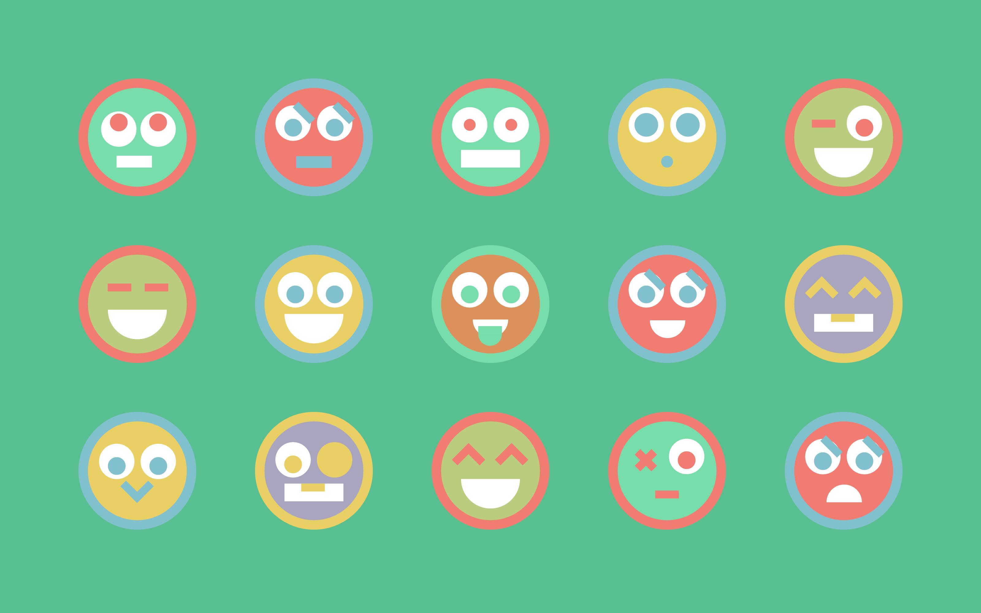 Superdot Studio Emoticon-Based Brand Language for Bildungslandschaften Basel, Switzerland, 2015