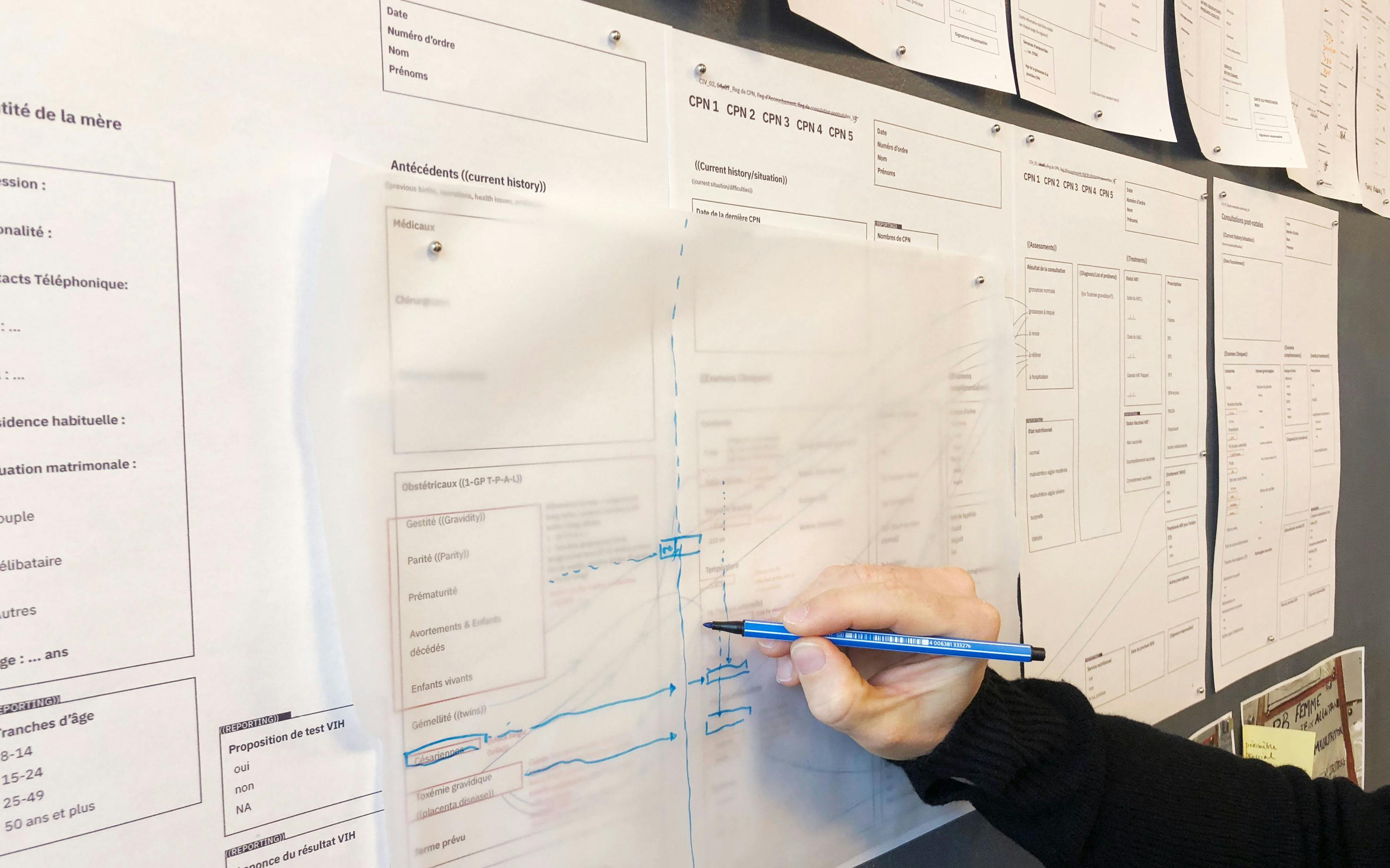 Help to support the decision-making process and enrich the patient communication of public health workers in Nigeria, Ivory Coast and Mozambique through better designed paper-based information systems.