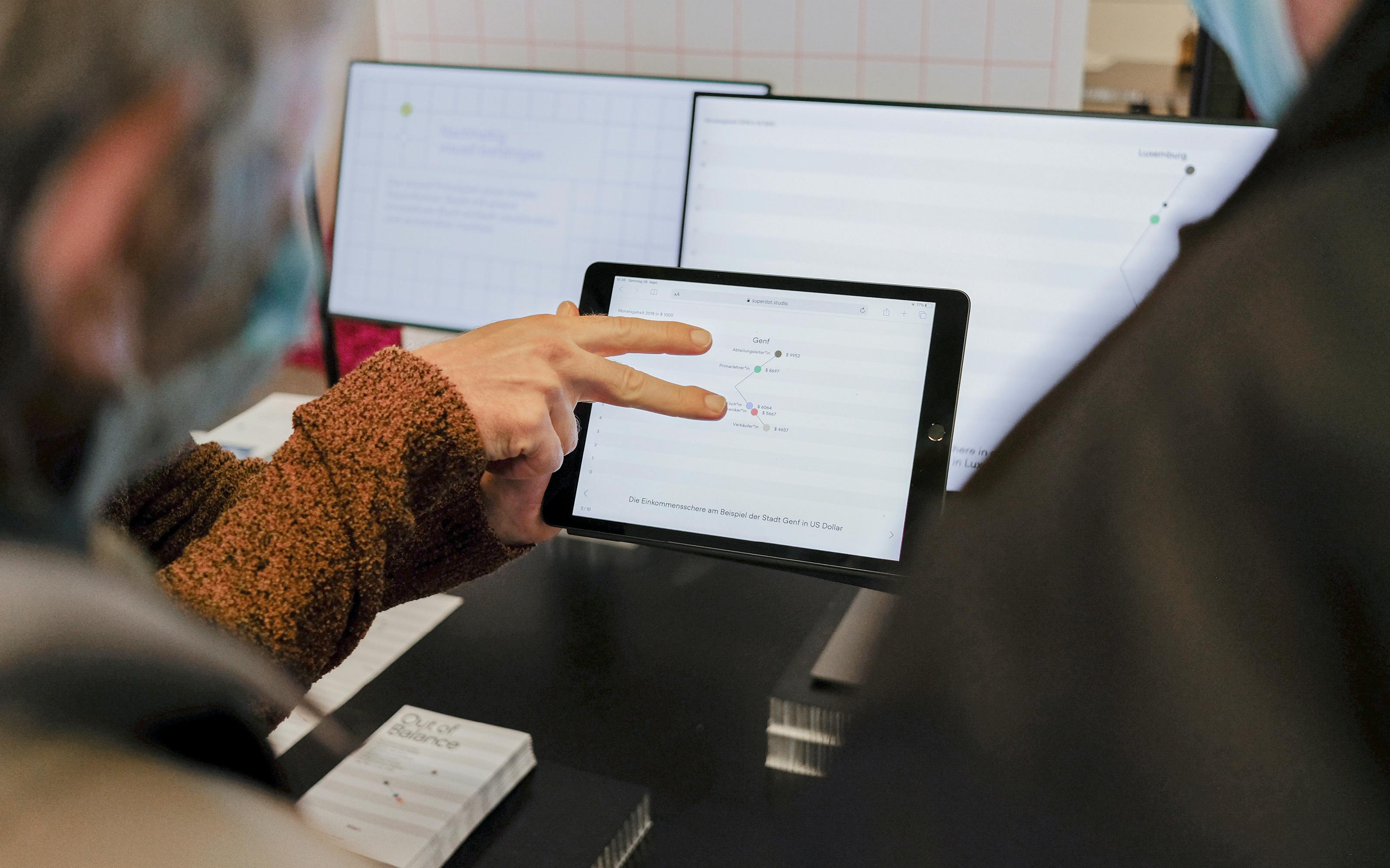 out of balance interactive data story presented at vienna design week 2020 by superdot studio