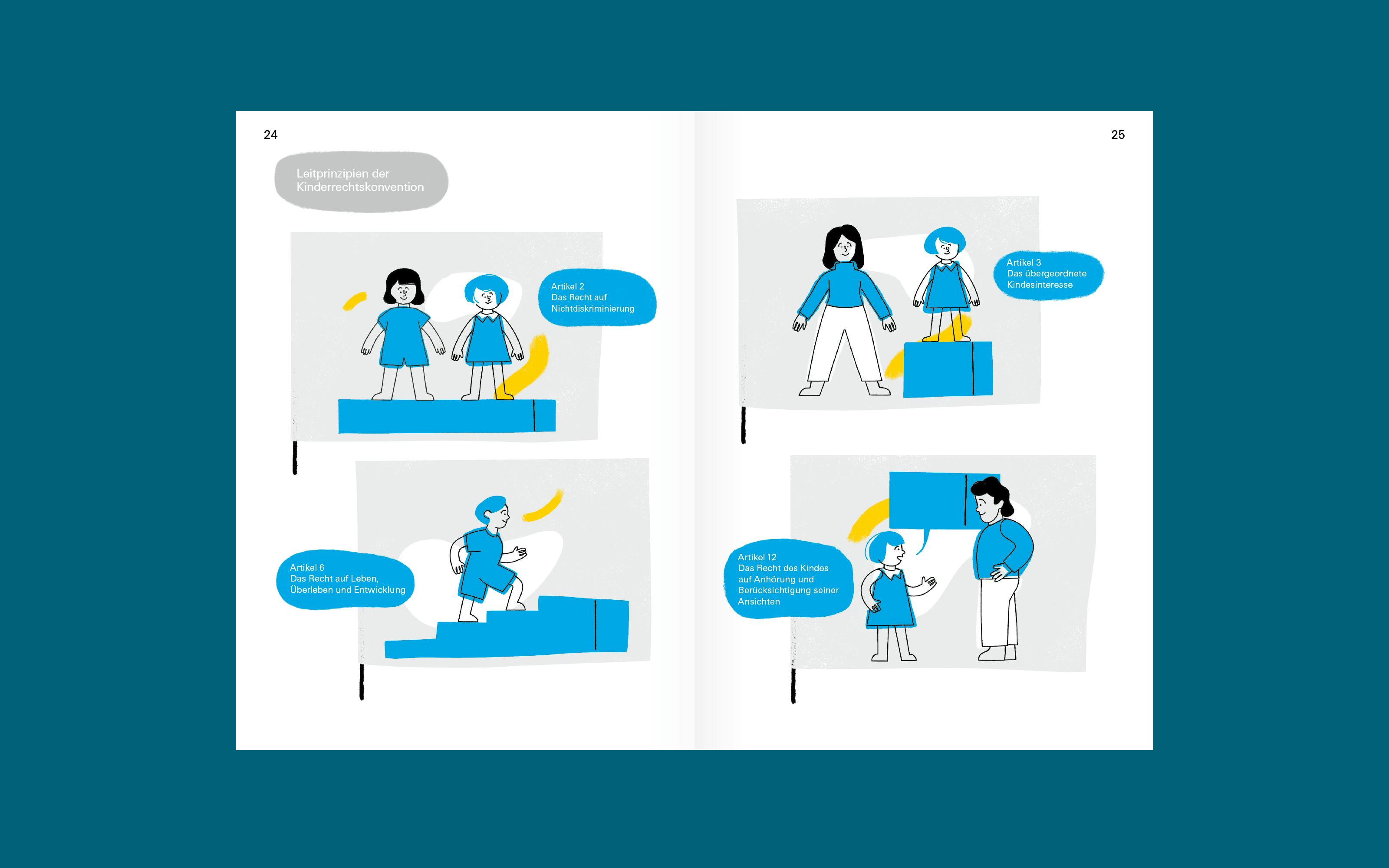 unicef child rights illustration by superdot studio