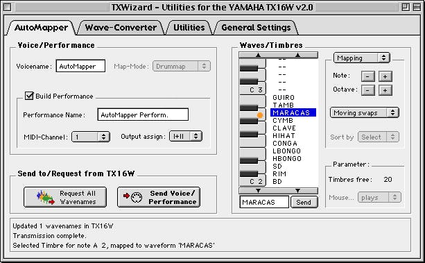 Screenshot showing the AutoMapper module