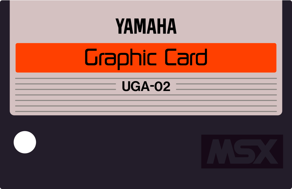 Yamaha UGA02 graphic card MSX