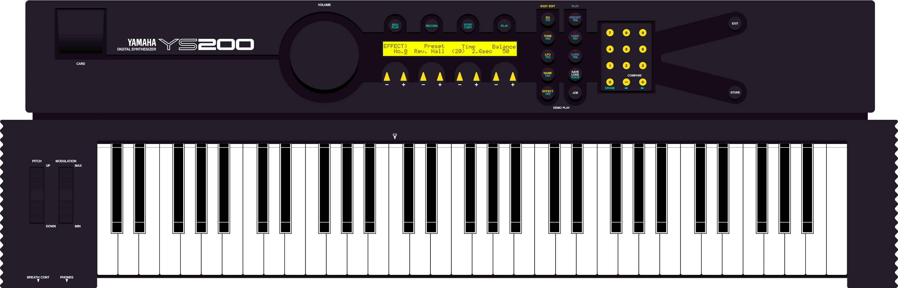 Yamaha YS200 | Synthesizers | Yamaha black boxes online archive