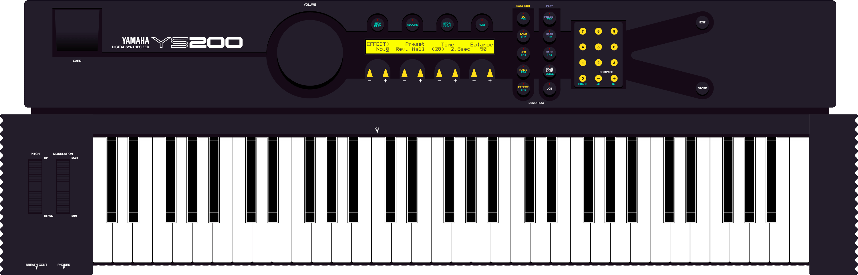 Yamaha EOS YS200 FM 4op digital synthesizer