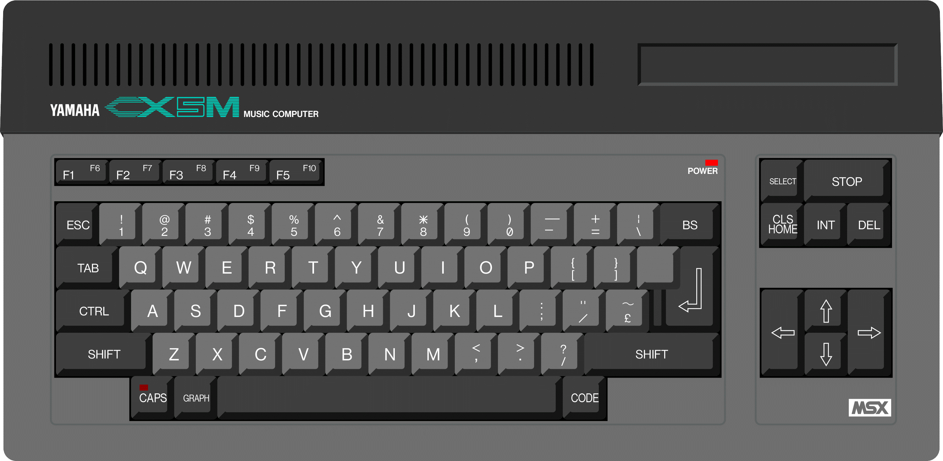 Yamaha CX5M home computer MSX