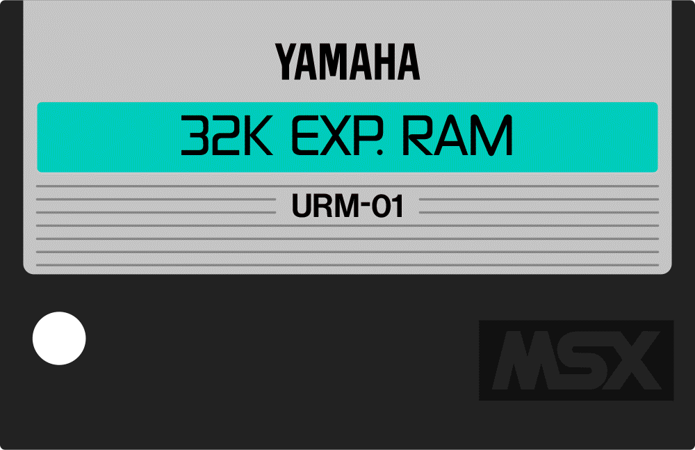 Yamaha URM01 32KB expansion cartridge