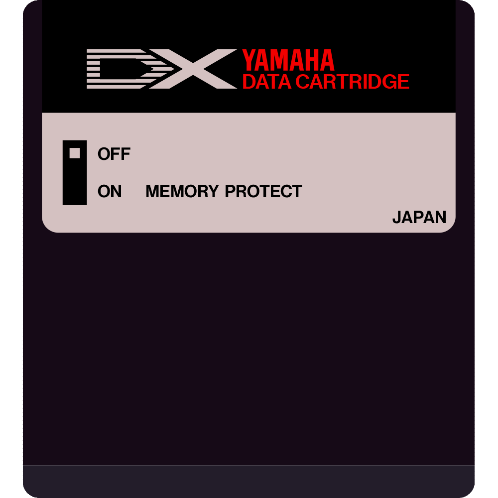 Yamaha DX7 RAM 1 cartridge
