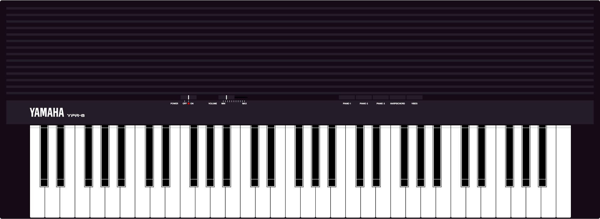 Yamaha YPR6 digital piano