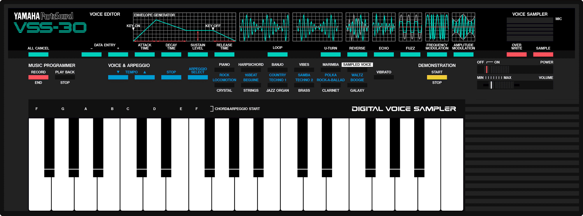 Yamaha Portasound VSS30 digital voice sampler