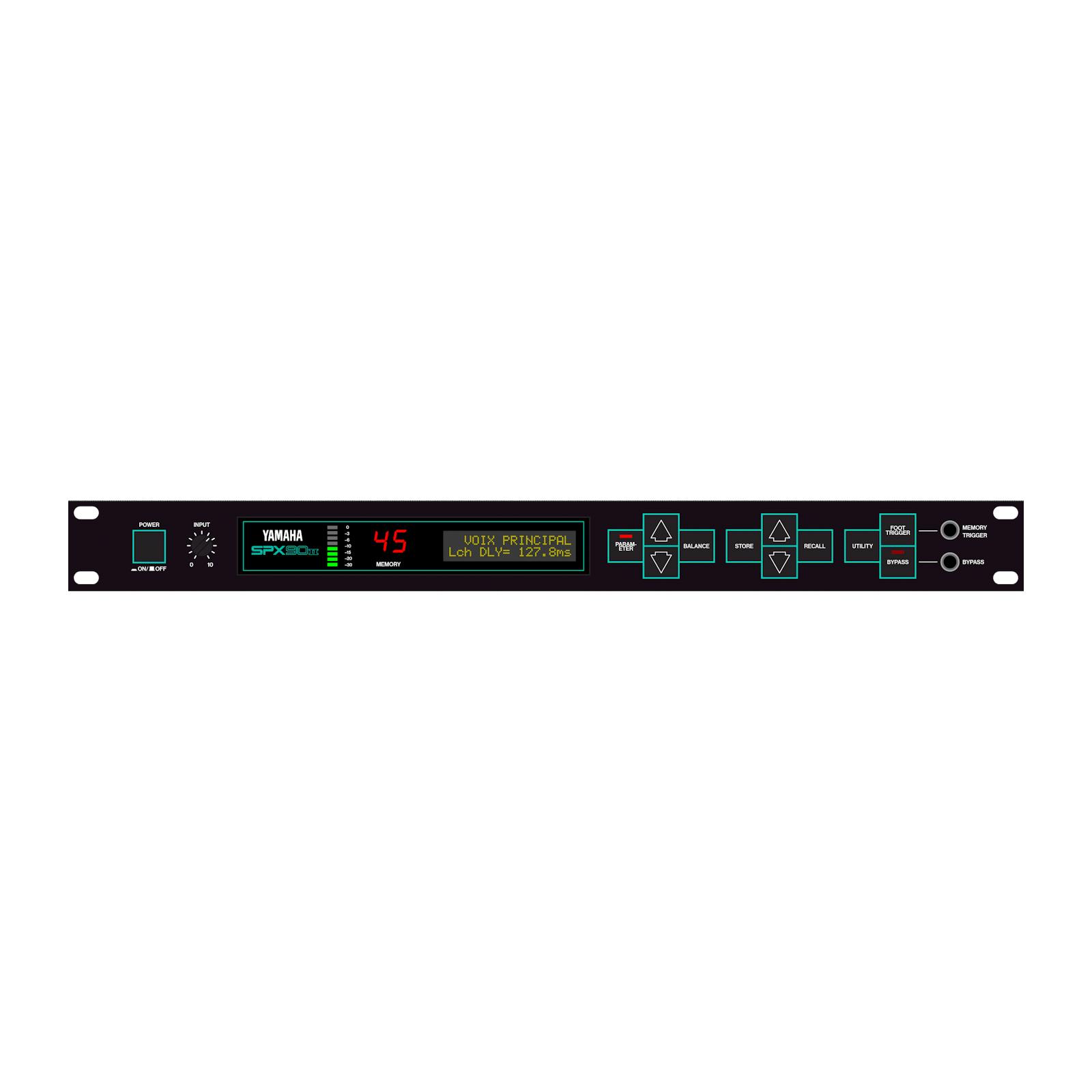 YAMAHA デジタルサウンドプロセッサー SPX90Ⅱ Yamaha SPX90 II | Effects | Yamaha black boxes online archive