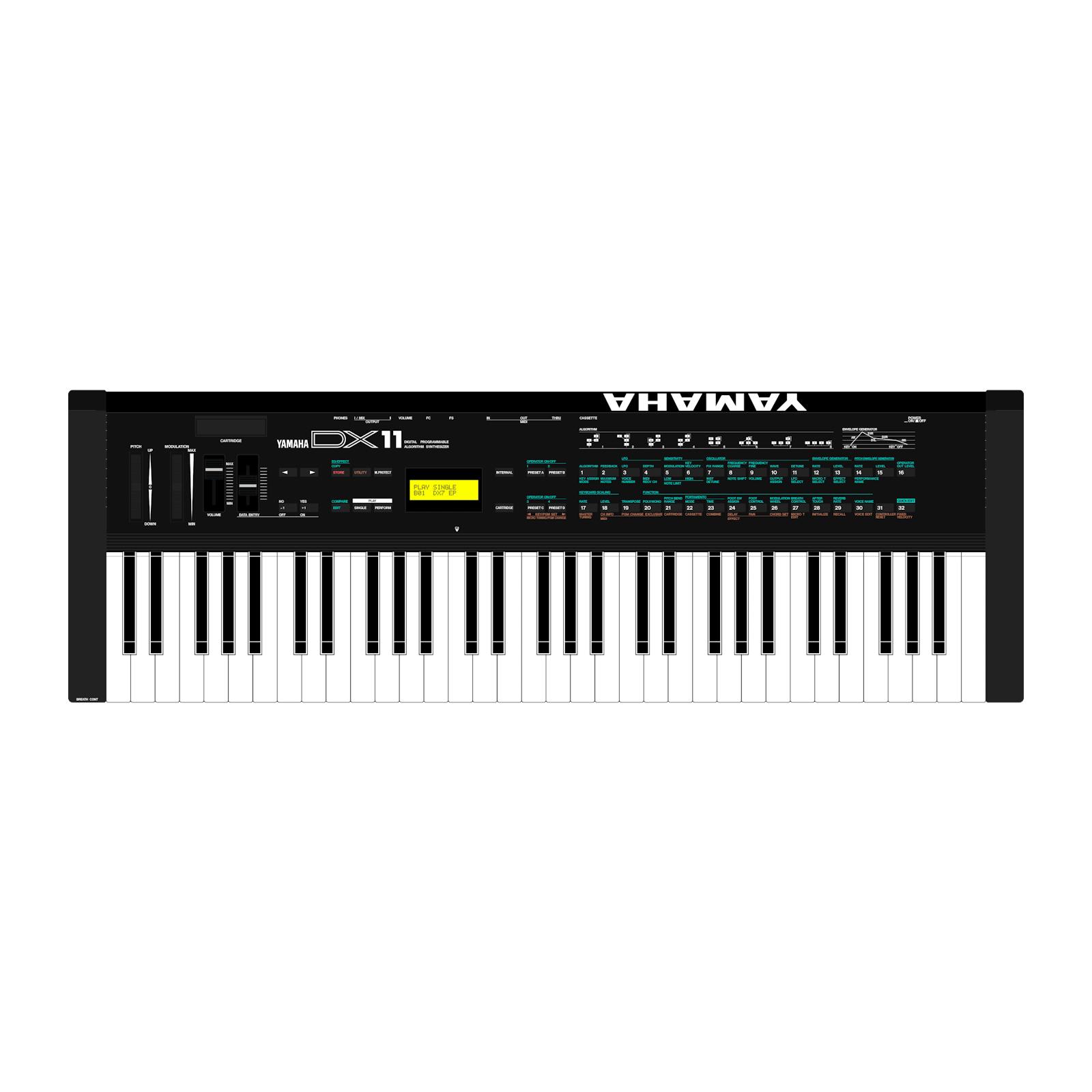 YAMAHA V2 シンセサイザー DX11 Yamaha V2 (DX11) | Synthesizers | Yamaha black boxes online