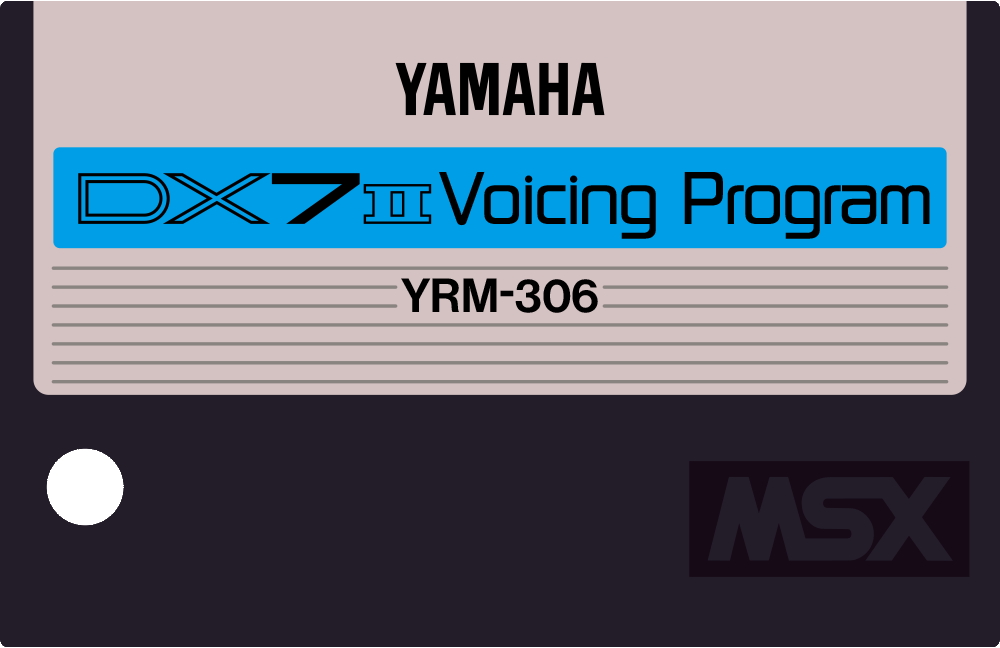 Yamaha YRM306 YRM36 MSX cartridge