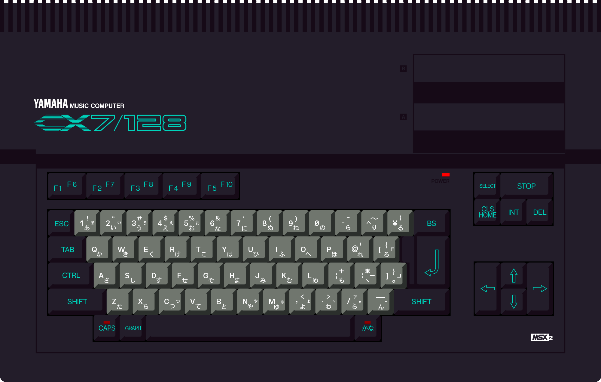Yamaha CX7/128 MSX2 computer