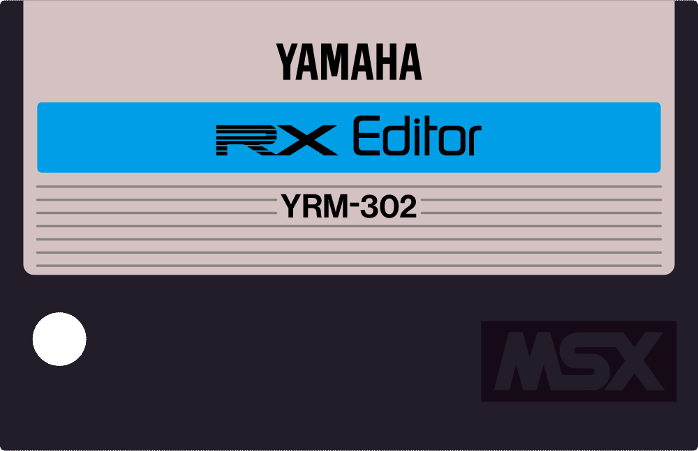 Yamaha YRM32 YRM302 cartridge RX editor