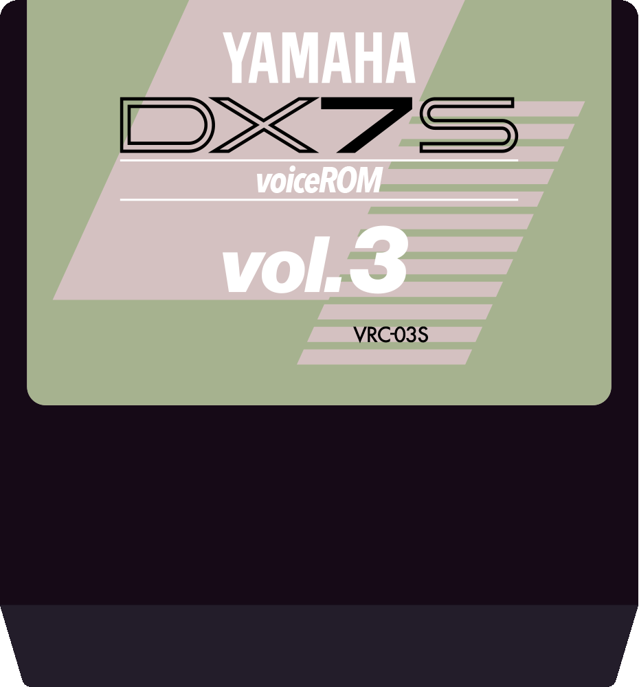 Yamaha DX7S voice ROM VRC 03S