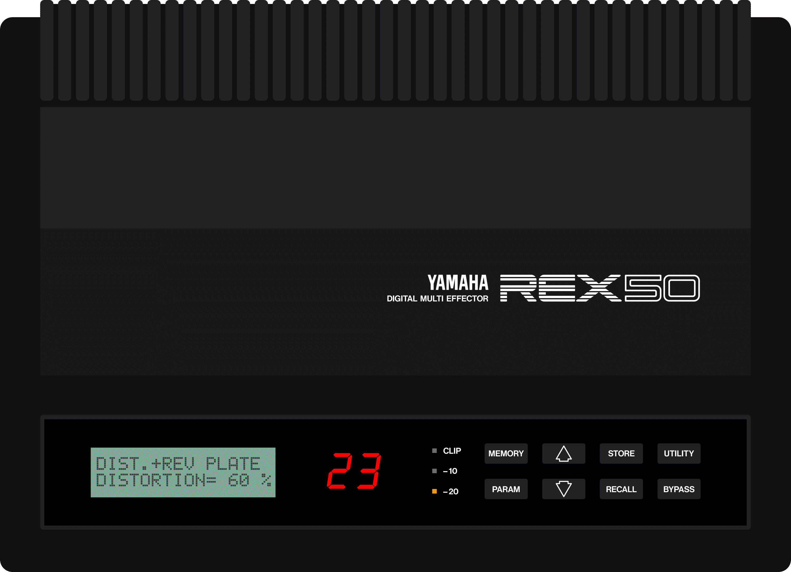 Yamaha REX50 SPX90 effects