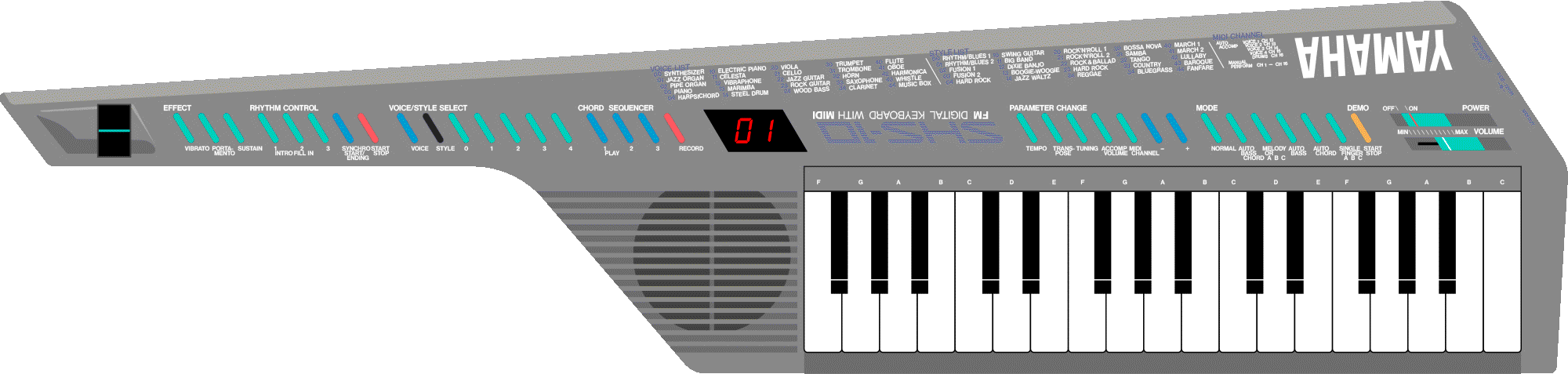 Yamaha SHS10 | Keytars | Yamaha black boxes online archive