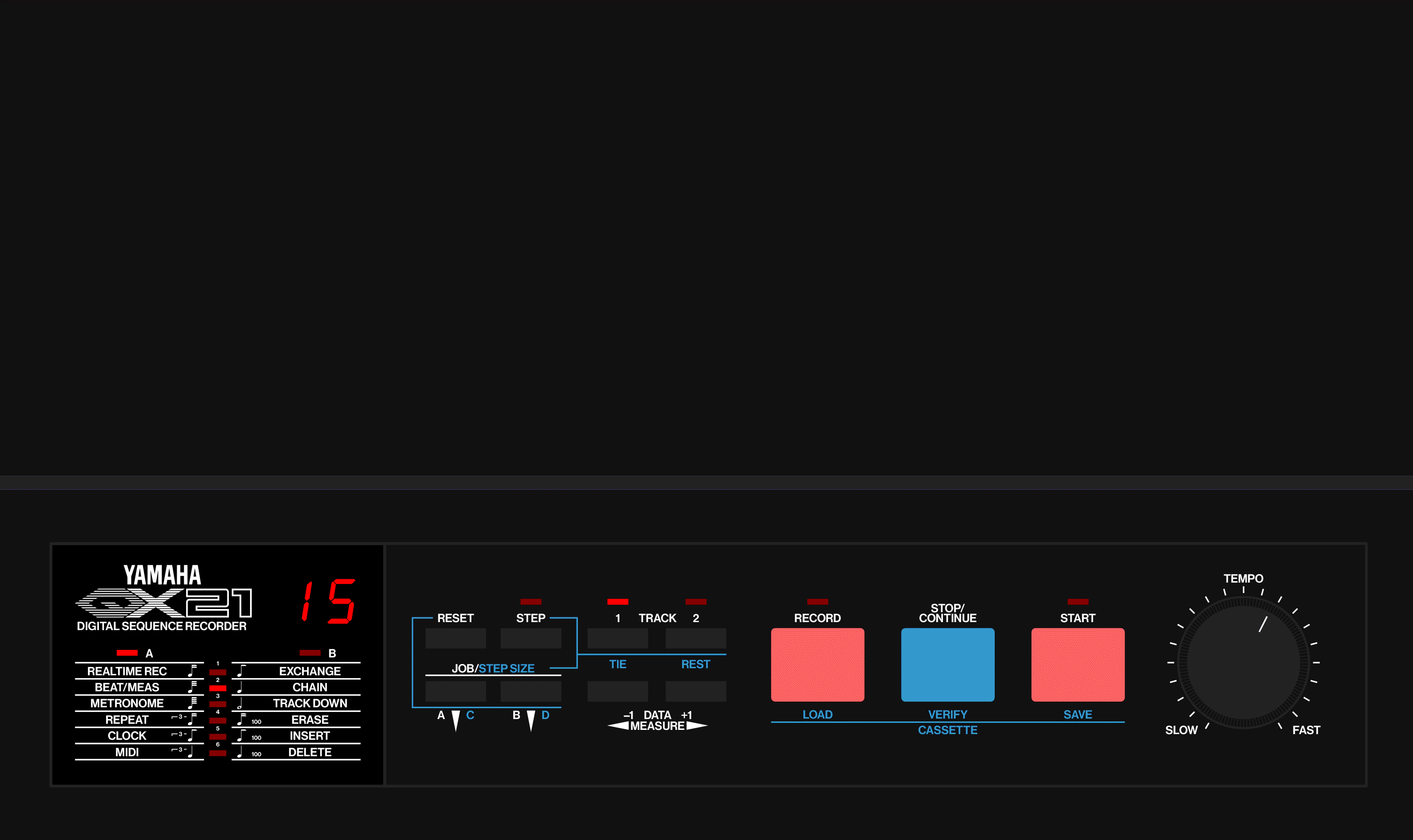 Yamaha QX21 | Sequencers | Yamaha black boxes online archive