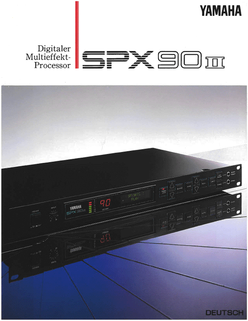 Yamaha SPX90II brochure