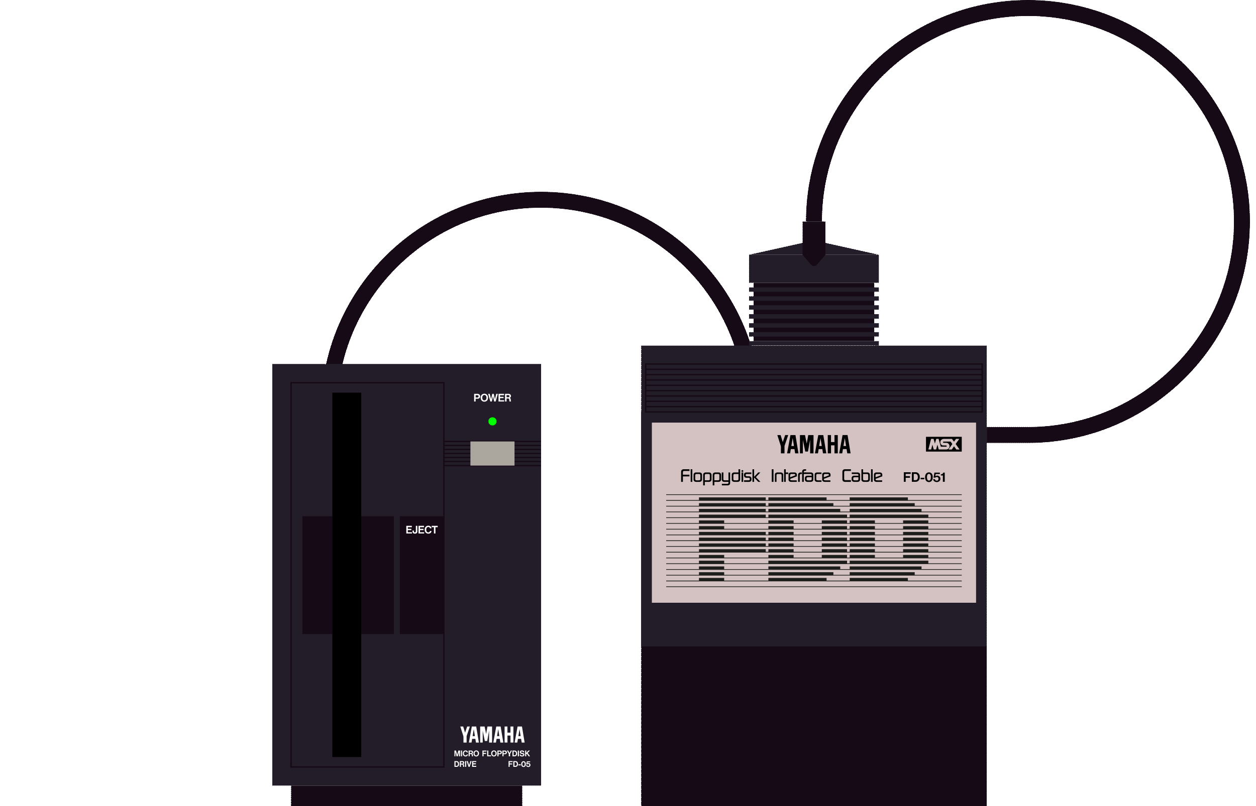 Yamaha MSX fd 05 floppy disk drive