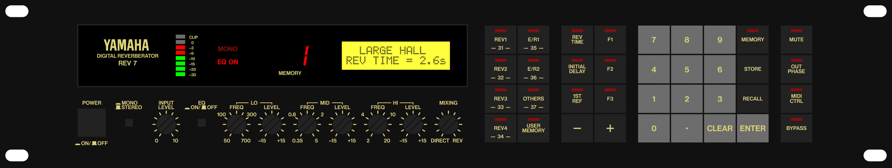Yamaha REV7 | Effects | Yamaha black boxes online archive