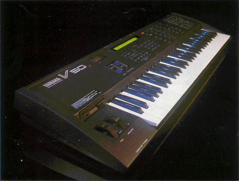 Yamaha V50 on Music Technology