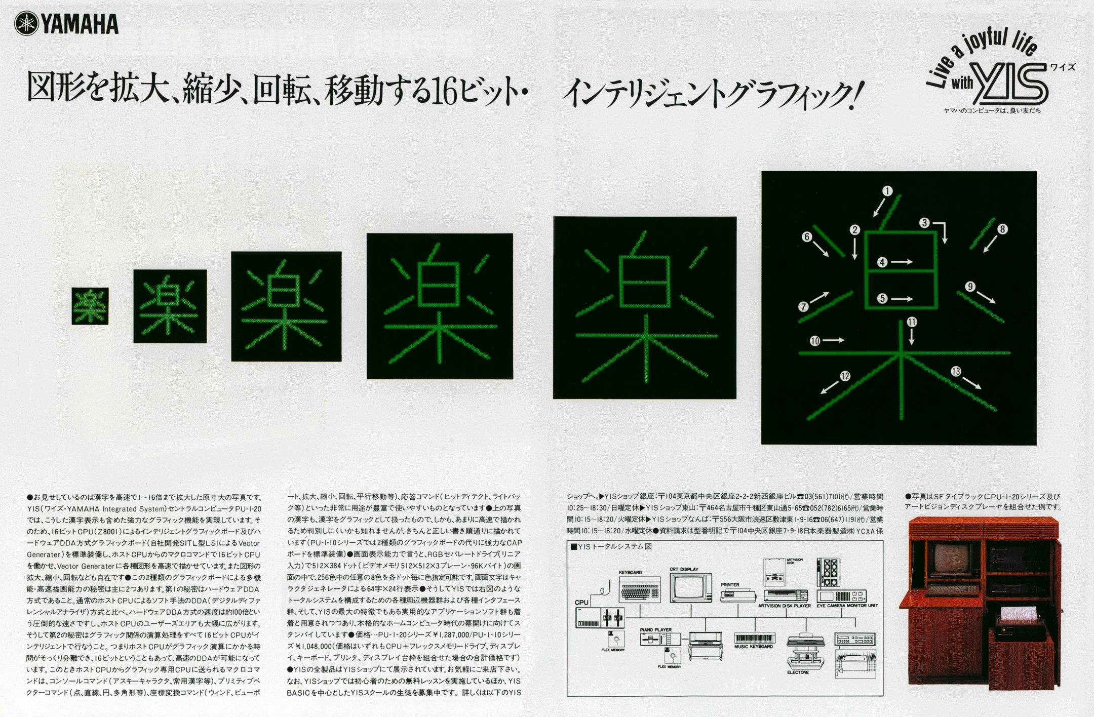 Yamaha YIS advertisement ASCII japan 4 1982