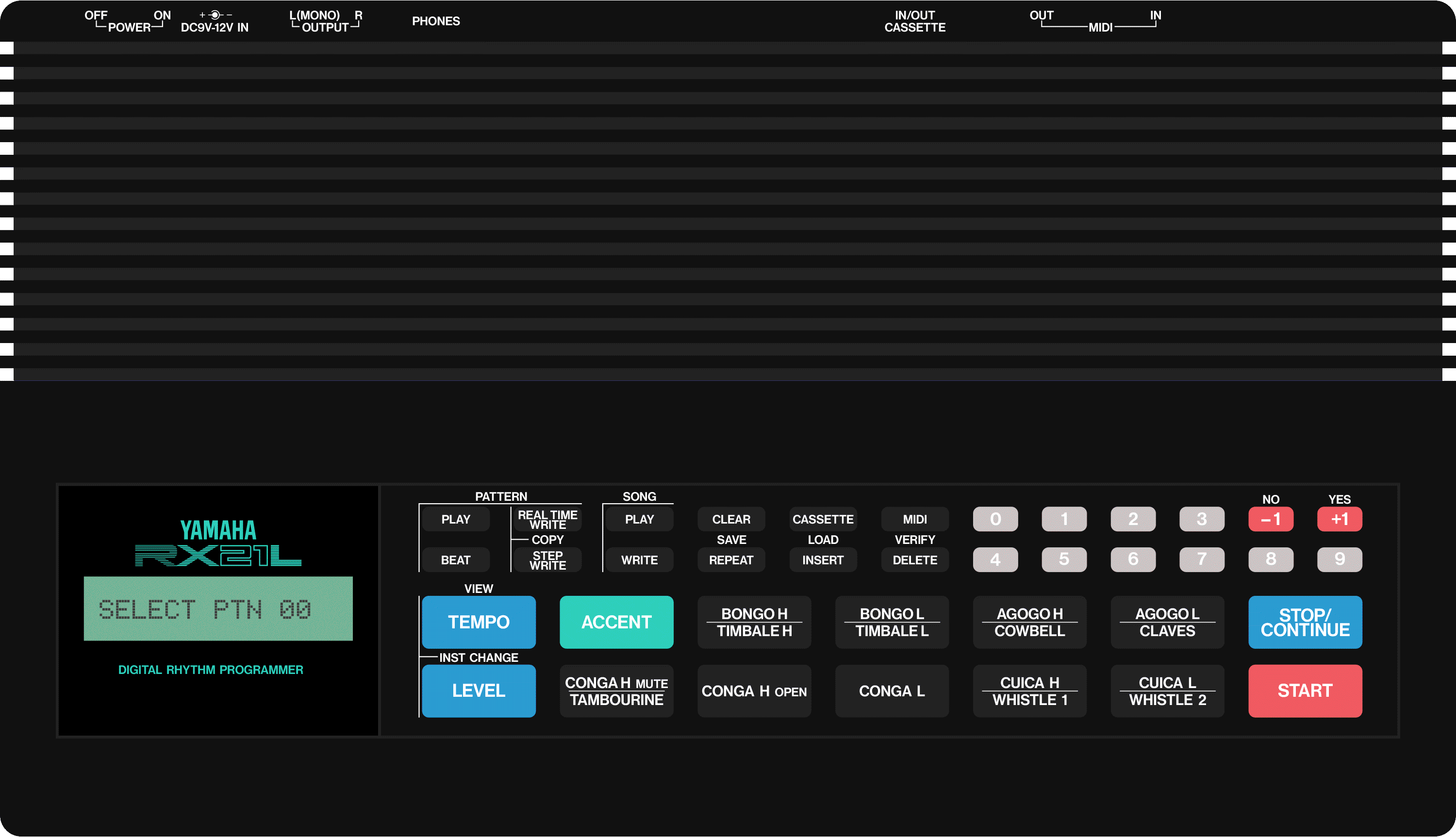Yamaha RX21L | Drums | Yamaha black boxes online archive