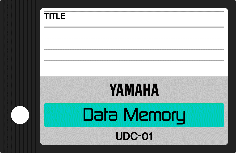 Yamaha UDC-01 cartridge data memory