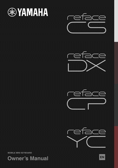 Yamaha Reface CS DX CP YC manual