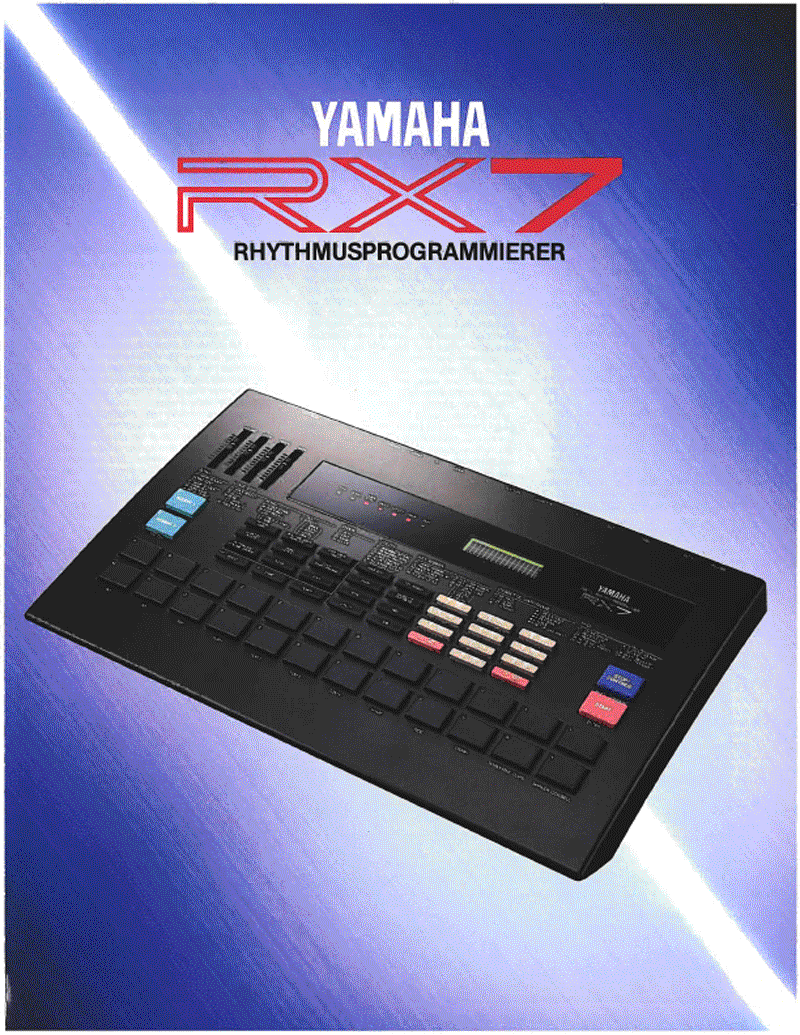 Yamaha RX7 brochure