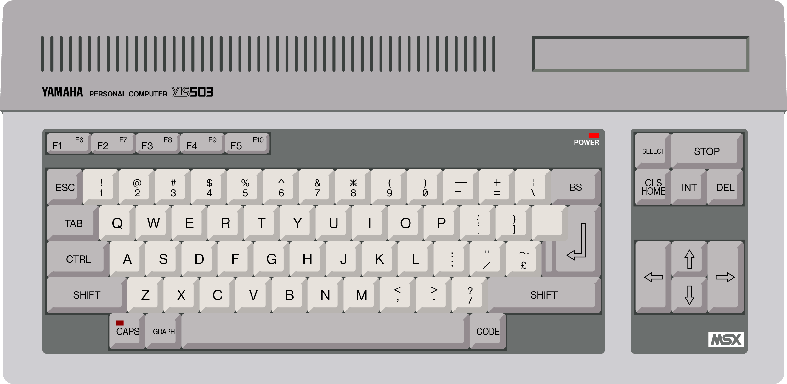 Yamaha YIS 503 MSX computer