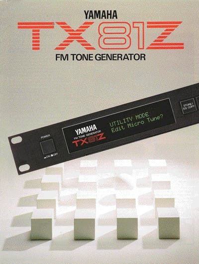 Yamaha TX81Z brochure