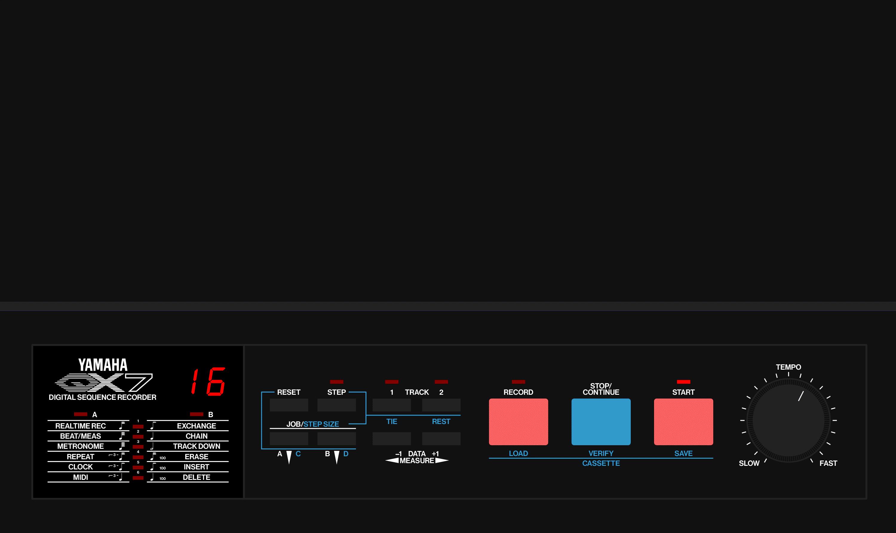 Yamaha QX7 midi sequencer