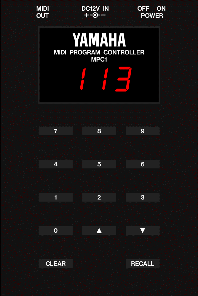 Yamaha MPC1 Misc. MIDI Yamaha black boxes online archive