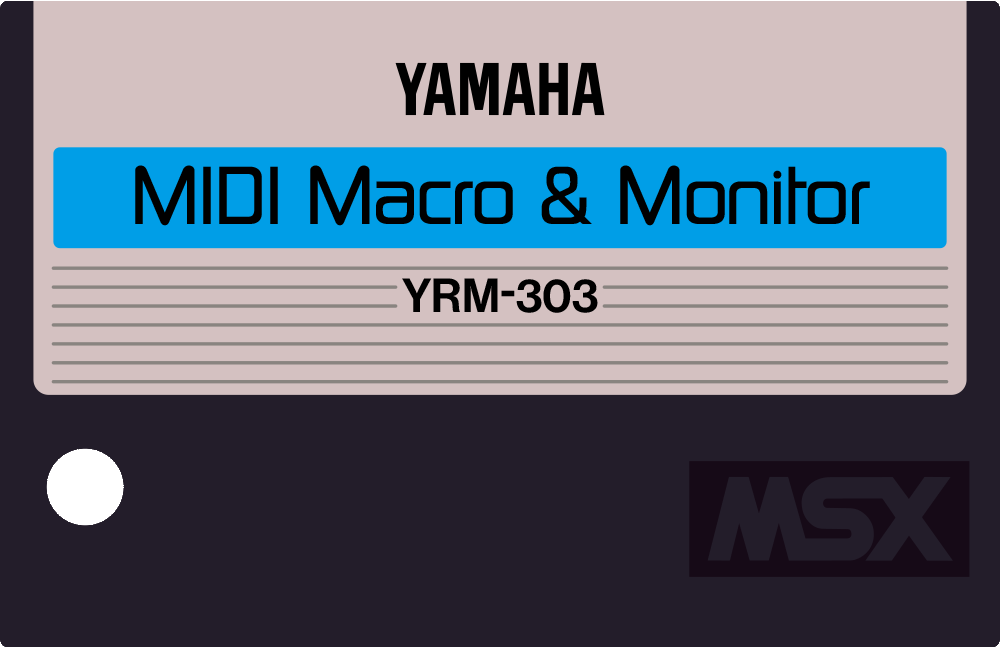 Yamaha YRM303 YRM33 MIDI macro cartridge