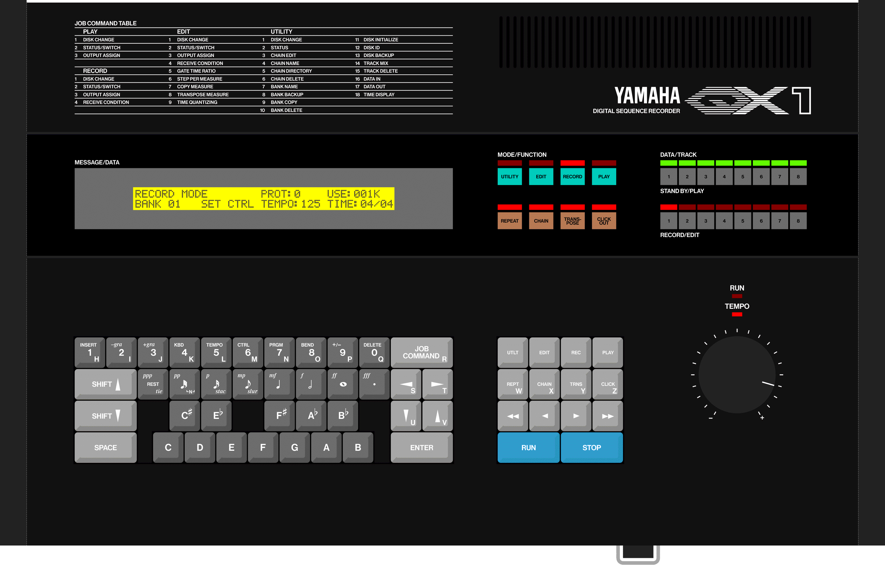 ヤマハ YAMAHA QX-1　デジタルシーケンサー　動作未確認 YAMAHA QX-1 シーケンサー Yamaha QX-1 sequencer User reviews