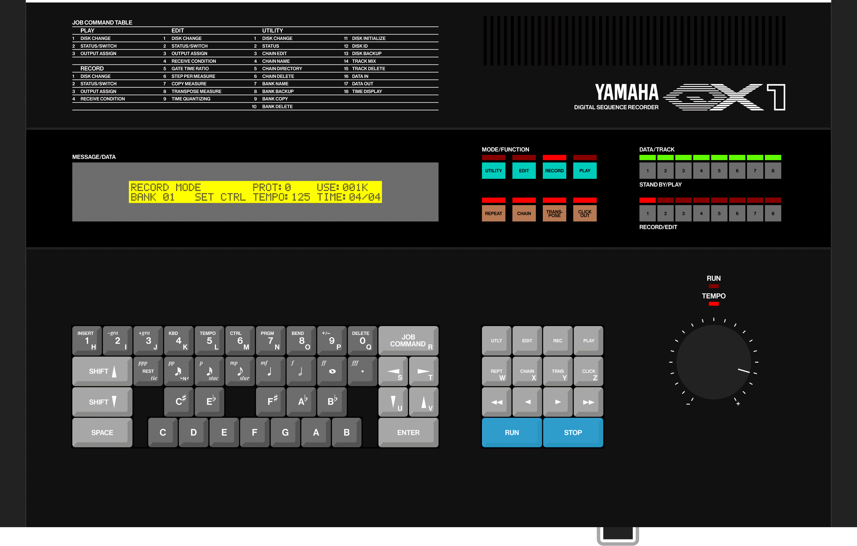 Yamaha QX1 sequencer anni 80