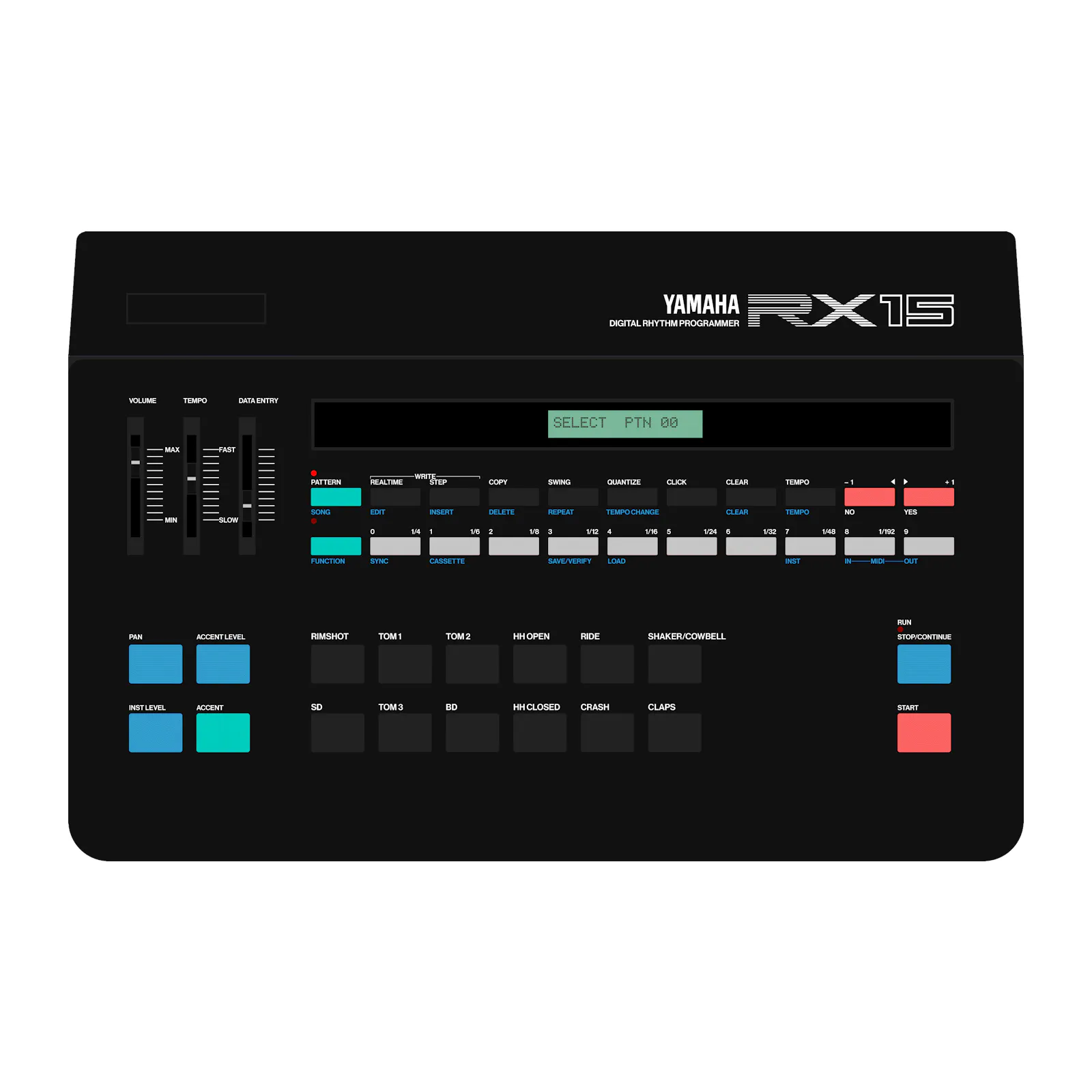 Yamaha RX15 | Drums | Yamaha black boxes online archive