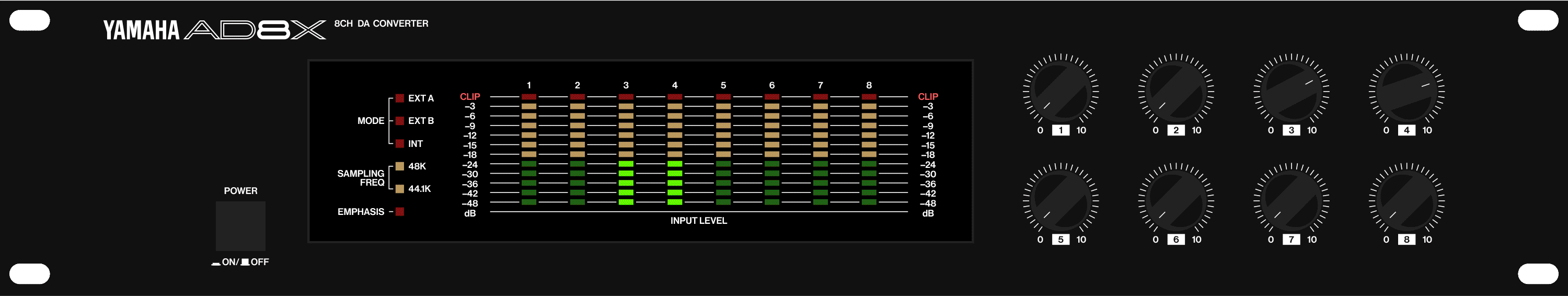 希少】YAMAHA AD8X A/Dコンバーター 8chマイクプリアンプ 【公式通販】