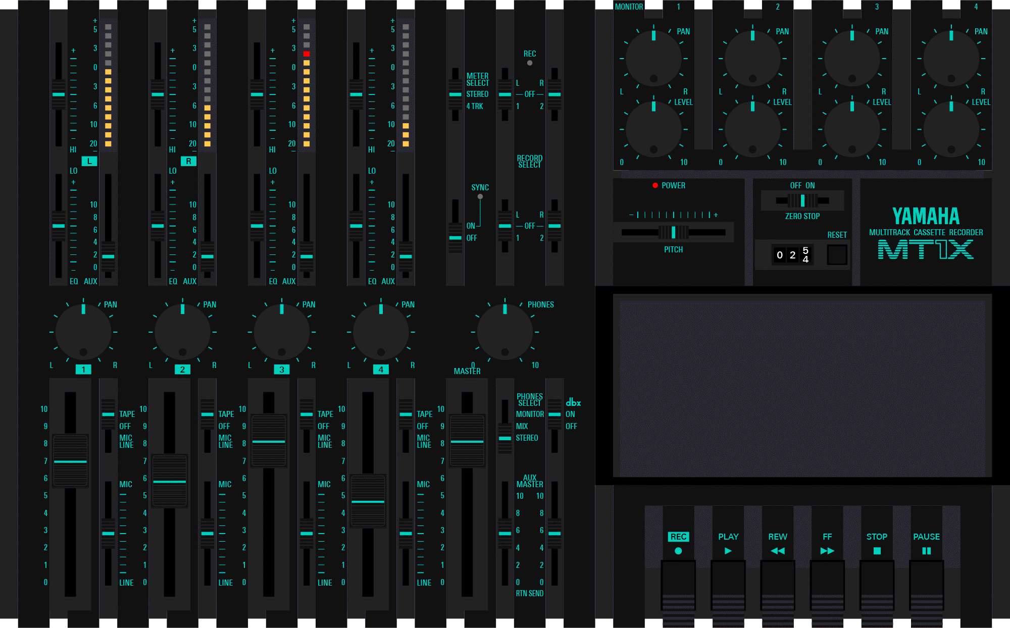 Yamaha CMX1 (MT1X) | Recorders | Yamaha black boxes online archive